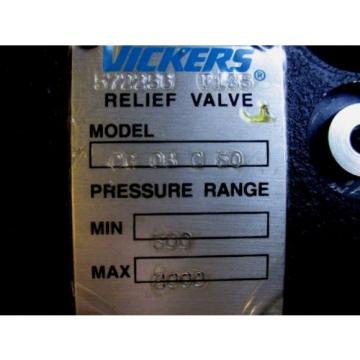 Origin VICKERS RELIEF VALVE CG 06 C 50