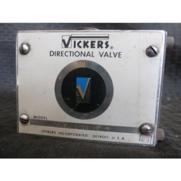 Vickers DG4S4 012A 41, Hydraulic Directional Control Valve
