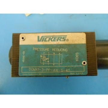 Vickers Pressure Reducing Hydraulic Valve, DGMX1-3-PP-AW-S-40