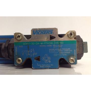 VICKERS  HYDRAULIC VALVE  DG4V-3S-2A-M-FPA5WL-H5-60