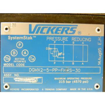 Origin VICKERS HYDRAULIC DIRECT CHECK VALVE DGMX2-5-PP-FHES-30 DGMX25PPFHES30