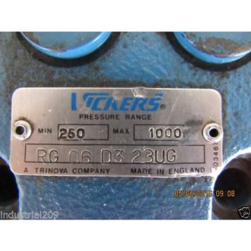 VICKERS HYDRAULIC VALVE RG06D323UG Origin