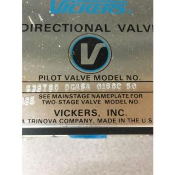 Origin VICKERS 635780 HYDRAULIC DIRECTIONAL VALVE DG4S4 0168C 50