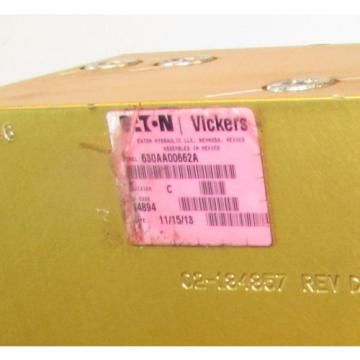 Eaton/Vickers Hydraulic Valve Actuator/Manifold 630AA00662A