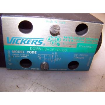 Origin VICKERS HYDRAULIC PRESSURE REDUCING VALVE DG18V-3-2F-P-60