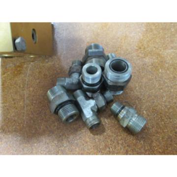 Lot of 2  EATON VICKERS HYDRAULIC MANIFOLD ASSY # MCD-7186 amp; MCD-7942