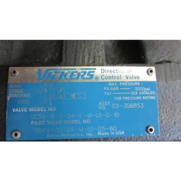 Origin VICKERS DG4V-3S-2A-M-U1-G5-60 DG5V-8-S-2A-E-M-U1-G-10 HYDRAULIC VALVE