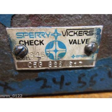 Vickers C5G-825-S17 Hydraulic Check Valve