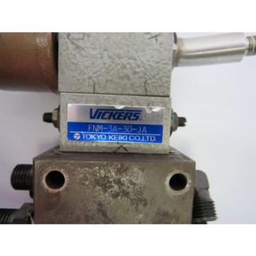 VICKERS FNM-3A-30-JA HYDRAULIC VALVE