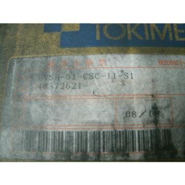 TOKIMEC VICKERS HYDRAULIC VALVE CVSH-01-CSC-11-S1 48372621 Origin