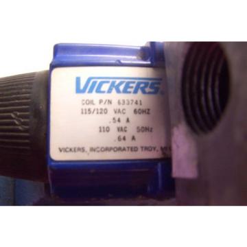 Origin VICKERS DG4V VICKERS DG5S HYDRAULIC DIRECTIONAL CONTROL VALVE 120VAC COIL