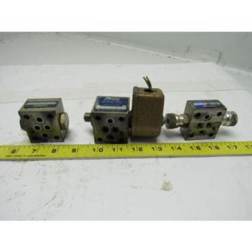 Vickers DG4M4-32A-20-JA Flui-Trol Mini Directional Valve Block 100V Coil