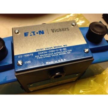 Eaton Vickers Dg4s4-012n-u-b-60 Hydraulic Directional Control Valve