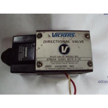 879164 DG454 017B B 60 Vickers Hydraulic Directional Valve 879164DG454017BB60