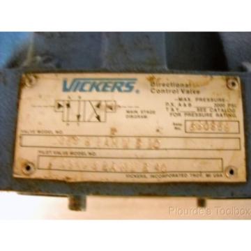 Vickers DG5S-8-2A-M-W-B-20 Two-Stage, Four-Way Directional Hydraulic Valve