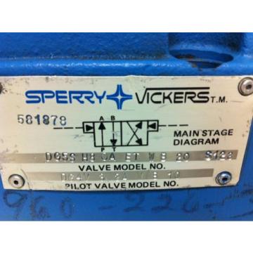 Origin OLD STOCK NOS SPERRY VICKERS HYDRAULIC PILOT VALVE DG5S-H8-OA-ET-WB-20 S123