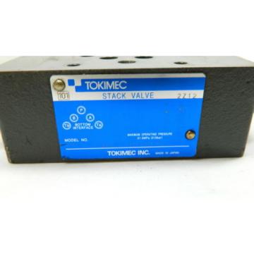 Tokimec Vickers TGMPC-5-ABM-BAM-50 Stack Valve 315 Mpa