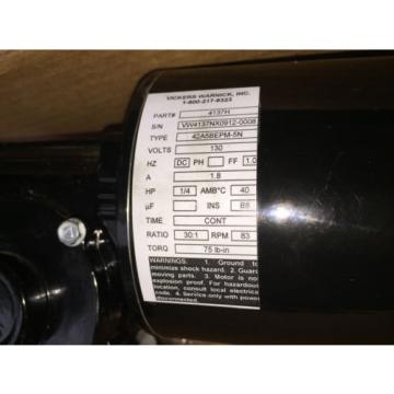 VICKERS Hydraulic Motor 4137H 42A VW4137NX0912 42A5BEPM origin