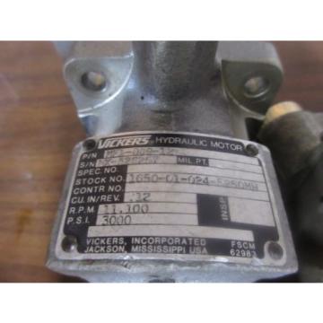 Vickers Aircraft Hydraulic Motor Part  MF1-009012       Qty 4