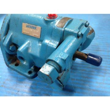 VICKERS PVB6 FL SXY 21 CM 11 HYDRAULIC PISTON PUMP 857526 REFURBISHED G2