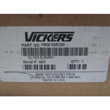 Vickers V6021B2C20 Hydraulic Filter Element