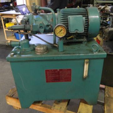 Tokyo Keiki / Vickers 2 HP Hydraulic Unit, PVB6-RSY-20-CM-11-JA-S7, Used