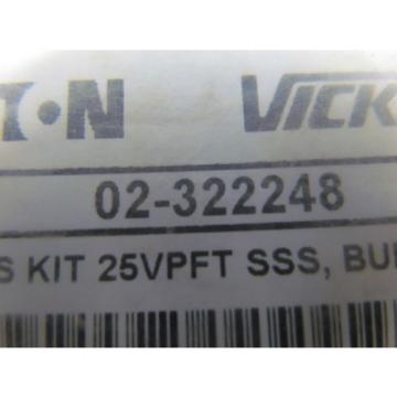 Eaton Vickers 02-322248 25VPFT Hydraulic vain pump seal kit