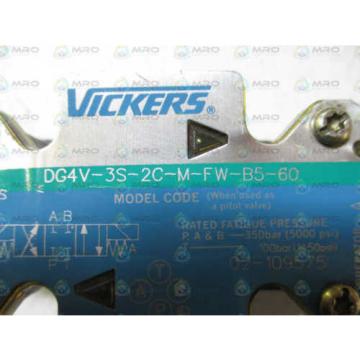 VICKERS DG4V-3S-2C-M-FW-B5-60 HYDRAULIC SOLENOID VALVE Origin NO BOX