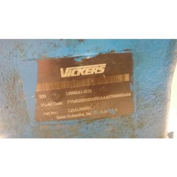 VICKERS EATON HYDRAULIC PUMP_PVM020ER03AS01AAA_123AL00092A