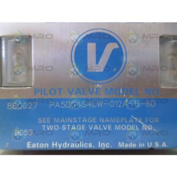 VICKERS PA5DG4S4LW-012A-B-60 HYDRAULIC CONTROL VALVE Origin NO BOX