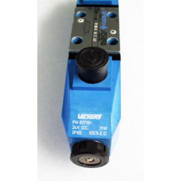 VICKERS DG4V-3-8C-M-U-H7-30, HYDRAULIC SOLENOID VALVE, 24VDC, 31W, 3000PSI, Origin