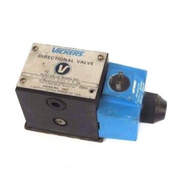 VICKERS DG4S4-012A-U-B-60 DIRECTIONAL VALVE 879279 W/ 879141 COIL