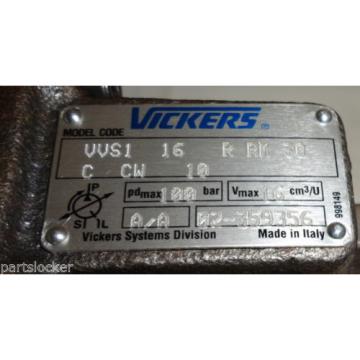 VICKERS VVS1 16 R RM 30 VARIABLE VANE HYDRAULIC PUMP VVS116RRM30 Origin