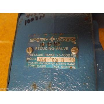 Sperry Vickers XGL-03B10 Reducing Valve 25-1000 PSI origin