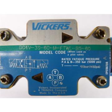 Vickers DG4V-3S-6C-M-FTWL-B5-60 Directional Control Valve Assembly   Origin