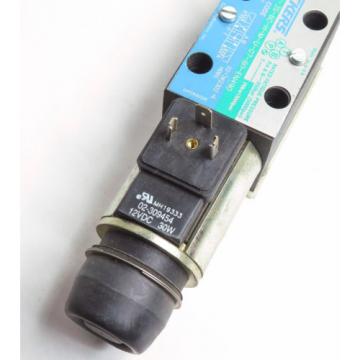 VICKERS DG4V-3S-6C-H-M-U-G7-60-EN490 HYDRAULIC SOLENOID DCV, FLOAT CENTER, 12V