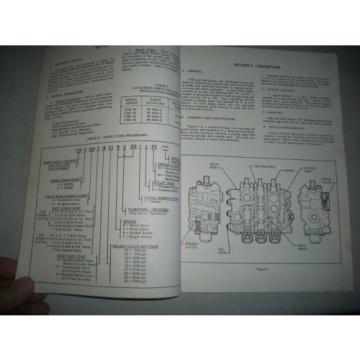 VICKERS HYDRAULICS CM2 CM3 20 amp; 30 DESIGN VALVES SERVICE amp; PARTS MANUALS