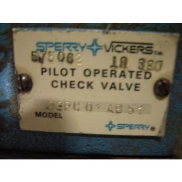 Vickers DGPC-01-AB-51 Pilot Operated Check Valve