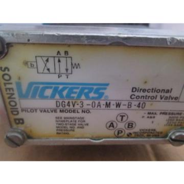 Vickers CG 06 BC DG0 A MMW B 30  DG4V-3-0A-M-W-B-40 Hydraulic Valve