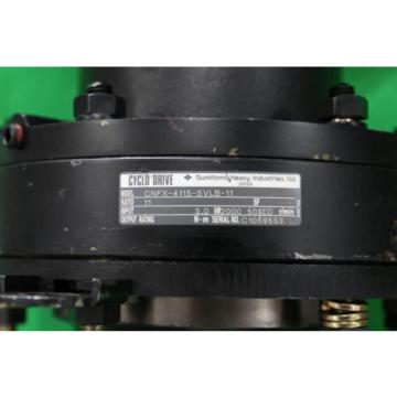 SUMITOMO Used CNFX-4115-SVLB-11 Servo Motor Reducer Ratio 11:1, 1PCS