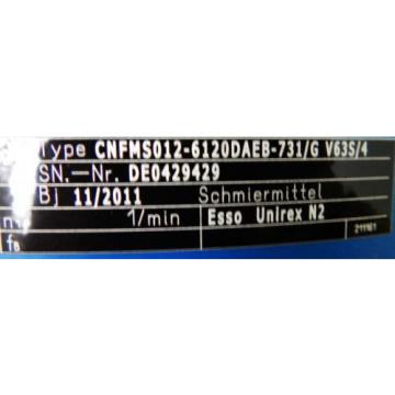 SUMITOMO Drive Getriebemotor  CNFMS012-6120DAEB-731/GV63S/4   I=731  - unused -