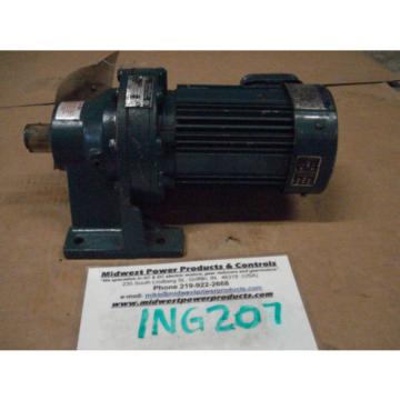 Sumitomo Cyclo gearmotor CNHM-05-4090YC-13, 135 rpm, 13:1, 5hp, 230/460,inline