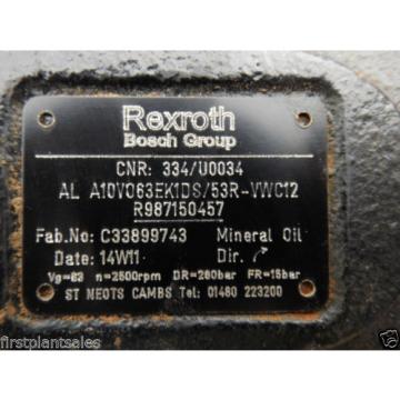 JCB Rexroth Hydraulic pumps P/N 334/U0034