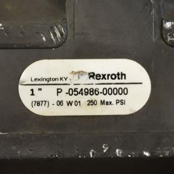 Rexroth P-054986-00000 1#034; Pneumatic Floreg Valve 7877- 06 W01, 250 Max PSI