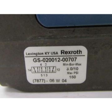 Rexroth Ceram GS-020012-00707 110VAC Pneumatic Solenoid Valve