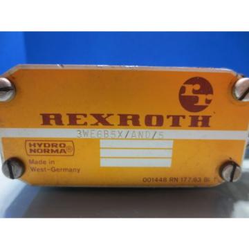 REXROTH SOLENOID VALVE 3WE6B5X/AND/5