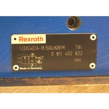 Origin REXROTH FESXE40CA-1X/500LK0B1M SERVO VALVE 0-811-402-622, 0811402622