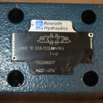 REXROTH HYDRAULICS 4WE 10 E33/CGZ4N9K4 00588201 Solenoid Directional Valve