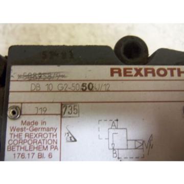 REXROTH DB10G2-50/50U/12 VALVE USED