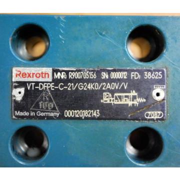 Rexroth PN:R900705156 VT-DFPE-C-21/G24K0/2A0V/V Proportional Valve